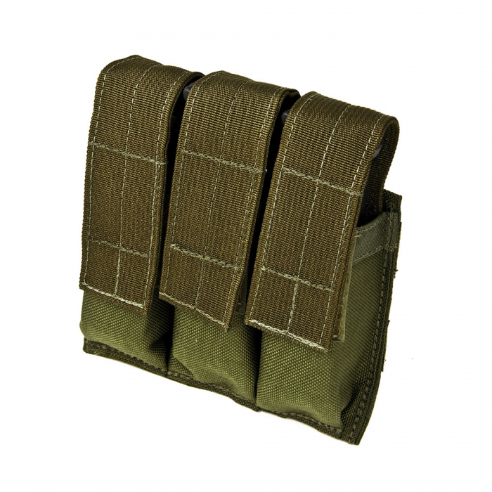 Tactical Tailor | Triple Pistol Mag | OD i gruppen NYLONFICKOR hos Equipt AB (10011-1)