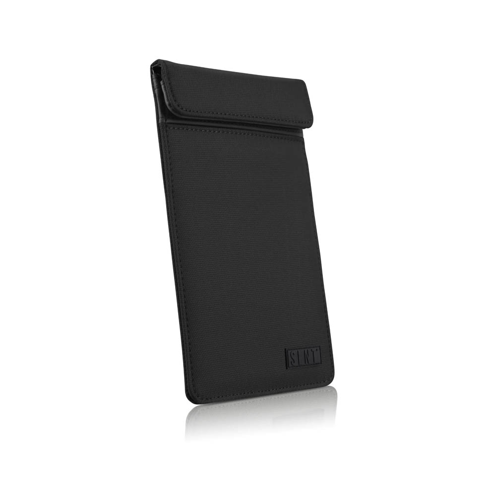 SLNT , Faraday Phone Sleeve, Black, Small, Weatherproof Nylon, Faraday Cage